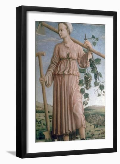 Allegory of Autumn, 15th Century-Francesco del Cossa-Framed Giclee Print