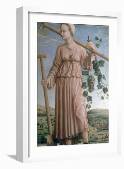 Allegory of Autumn, 15th Century-Francesco del Cossa-Framed Giclee Print