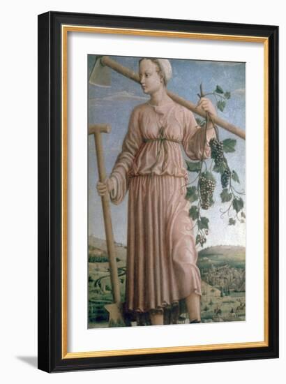 Allegory of Autumn, 15th Century-Francesco del Cossa-Framed Giclee Print