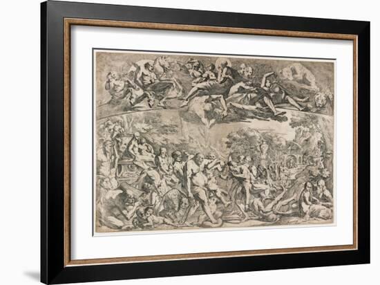 Allegory of Autumn, C. 1642-1644-Pietro Testa-Framed Giclee Print