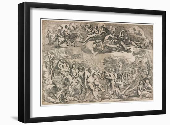 Allegory of Autumn, C. 1642-1644-Pietro Testa-Framed Giclee Print