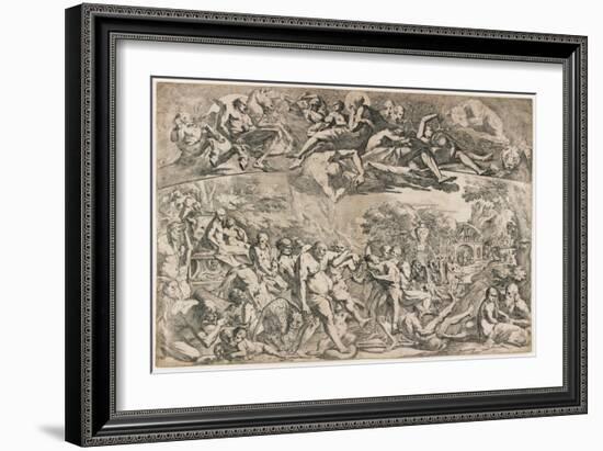 Allegory of Autumn, C. 1642-1644-Pietro Testa-Framed Giclee Print