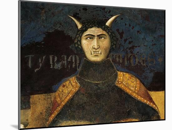 Allegory of Bad Government, Tyranny-Ambrogio Lorenzetti-Mounted Giclee Print