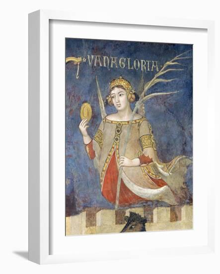 Allegory of Bad Government, Vainglory-Ambrogio Lorenzetti-Framed Giclee Print