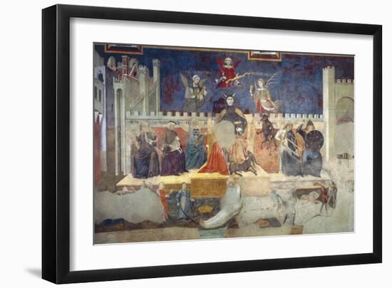 Allegory of Bad Government-Ambrogio Lorenzetti-Framed Giclee Print