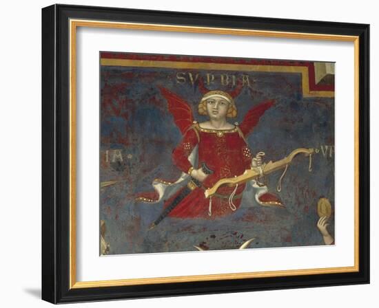 Allegory of Bad Government-Ambrogio Lorenzetti-Framed Giclee Print