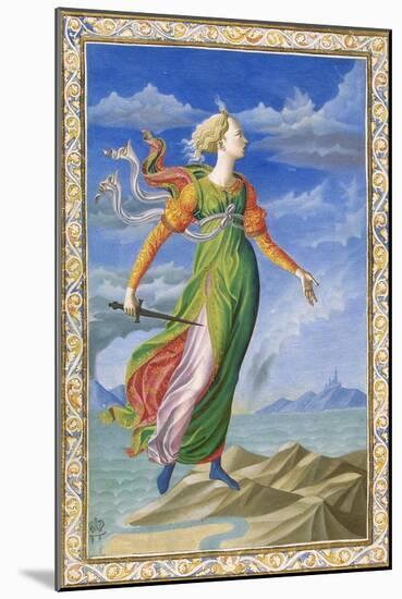 Allegory of Carthage, C1448-Francesco Di Stefano Pesellino-Mounted Giclee Print