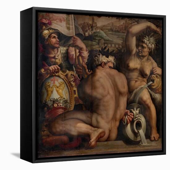 Allegory of Casentino, 1563-1565-Giorgio Vasari-Framed Premier Image Canvas