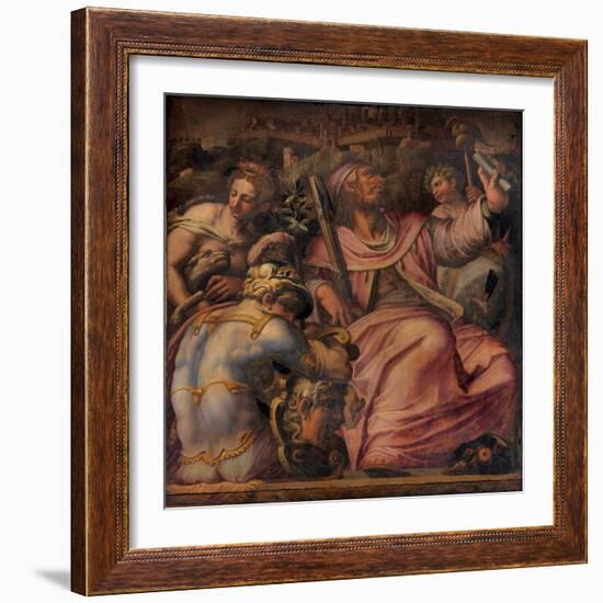 Allegory of Certaldo, 1563-1565-Giorgio Vasari-Framed Giclee Print