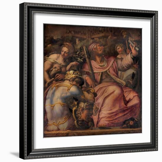 Allegory of Certaldo, 1563-1565-Giorgio Vasari-Framed Giclee Print