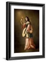 Allegory of Charity, ca. 1655-Francisco de Zurbarán-Framed Giclee Print