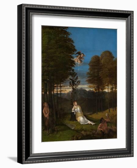 Allegory of Chastity. Ca. 1505-Lorenzo Lotto-Framed Giclee Print