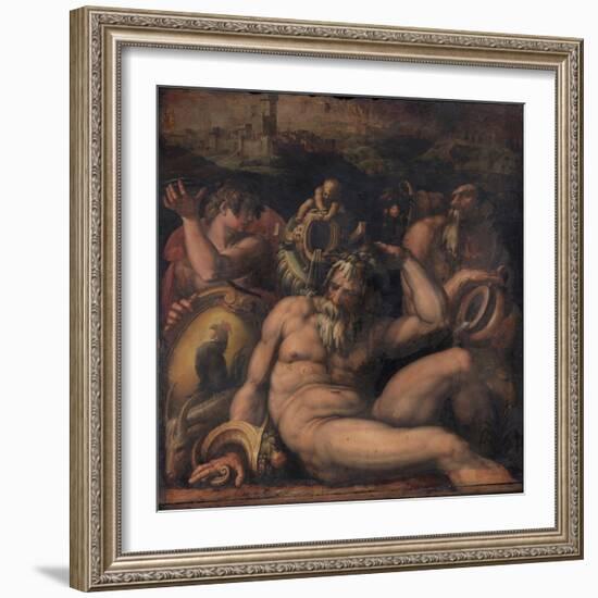 Allegory of Chianti, 1563-1565-Giorgio Vasari-Framed Giclee Print