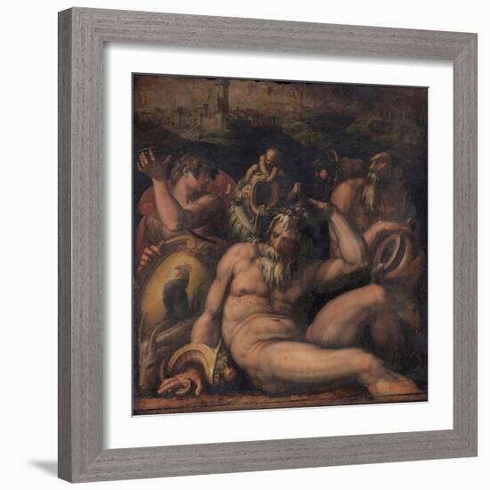 Allegory of Chianti, 1563-1565-Giorgio Vasari-Framed Giclee Print