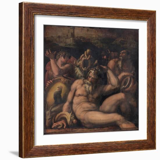 Allegory of Chianti, 1563-1565-Giorgio Vasari-Framed Giclee Print