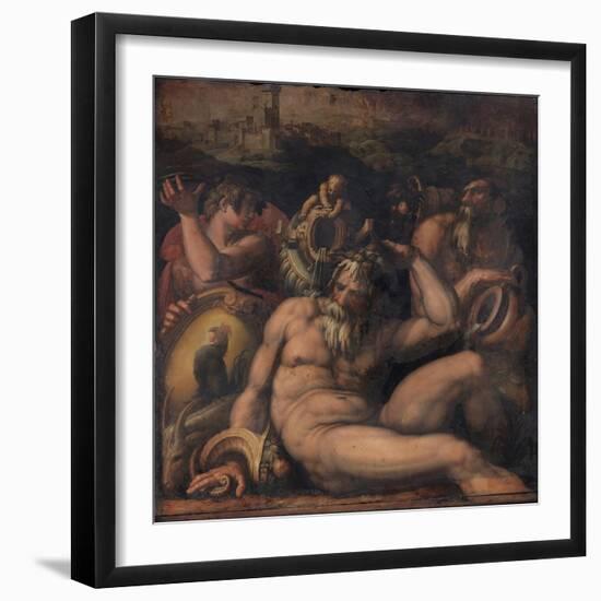 Allegory of Chianti, 1563-1565-Giorgio Vasari-Framed Giclee Print