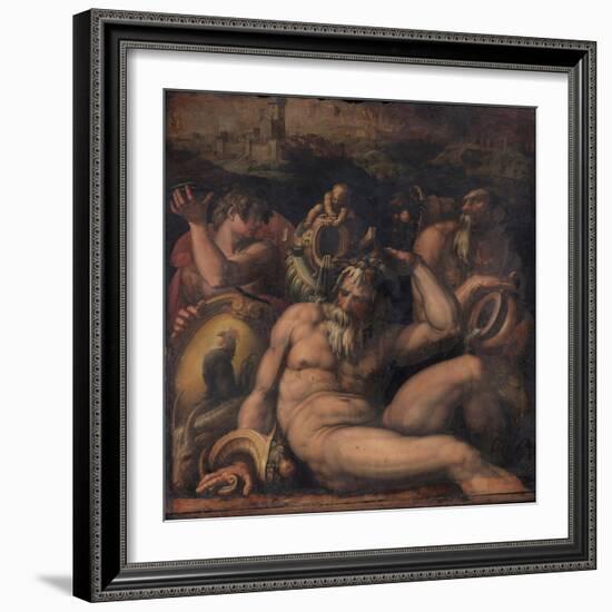 Allegory of Chianti, 1563-1565-Giorgio Vasari-Framed Giclee Print