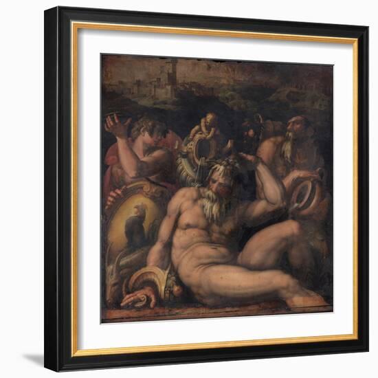 Allegory of Chianti, 1563-1565-Giorgio Vasari-Framed Giclee Print