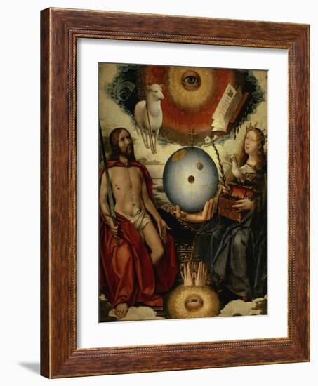 Allegory of Christianity-Jan Provost-Framed Giclee Print