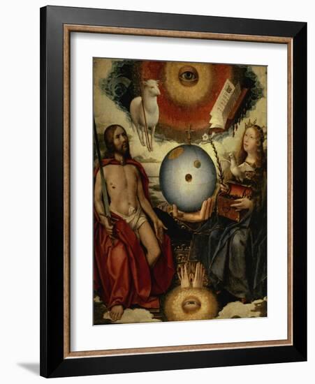 Allegory of Christianity-Jan Provost-Framed Giclee Print