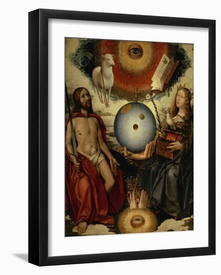 Allegory of Christianity-Jan Provost-Framed Giclee Print