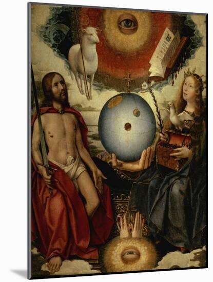 Allegory of Christianity-Jan Provost-Mounted Giclee Print