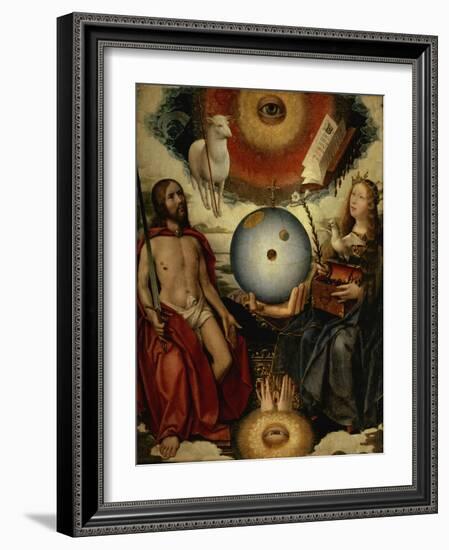 Allegory of Christianity-Jan Provost-Framed Giclee Print