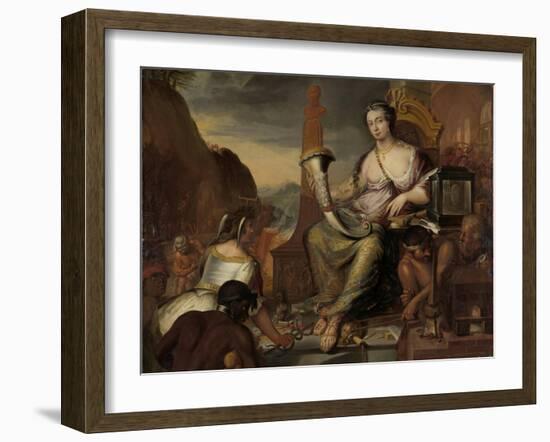 Allegory of Coinage-Romeyn De Hooghe-Framed Art Print