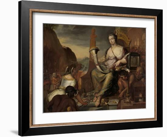 Allegory of Coinage-Romeyn De Hooghe-Framed Art Print