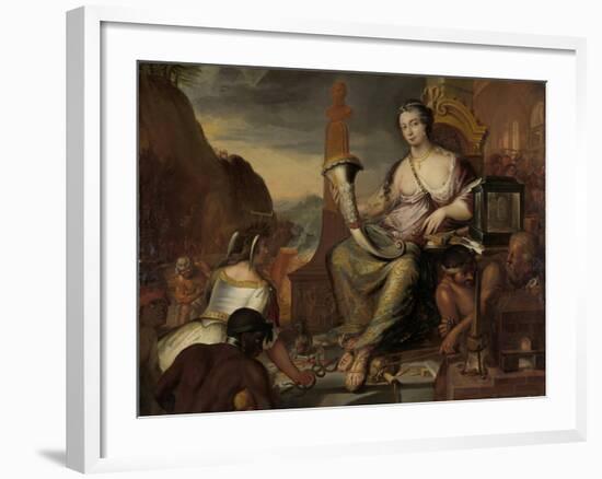 Allegory of Coinage-Romeyn De Hooghe-Framed Art Print