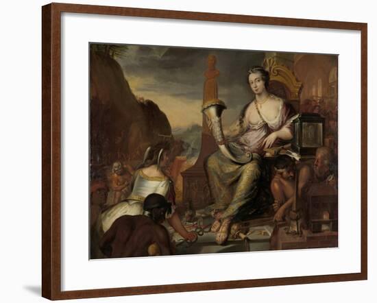 Allegory of Coinage-Romeyn De Hooghe-Framed Art Print