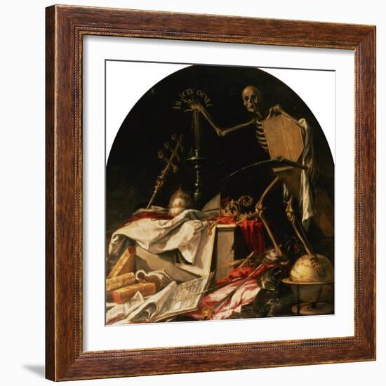 Allegory of Death: in Ictu Oculi-Juan de Valdes Leal-Framed Giclee Print