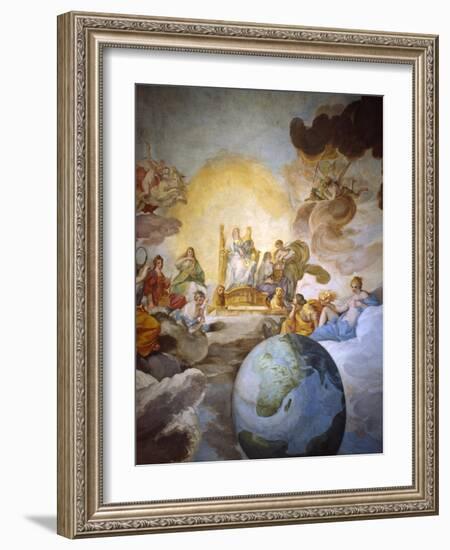 Allegory of Divine Wisdom, 1629-33-Andrea Sacchi-Framed Giclee Print