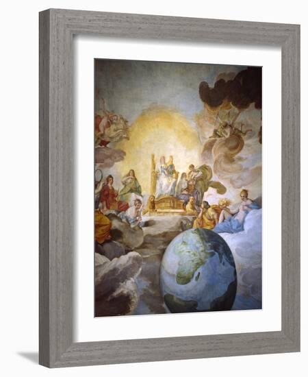Allegory of Divine Wisdom, 1629-33-Andrea Sacchi-Framed Giclee Print
