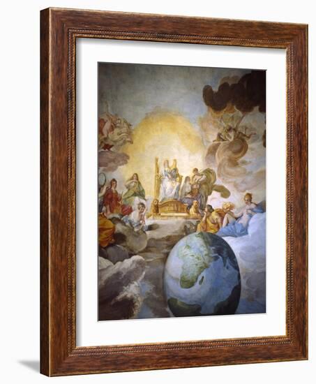 Allegory of Divine Wisdom, 1629-33-Andrea Sacchi-Framed Giclee Print