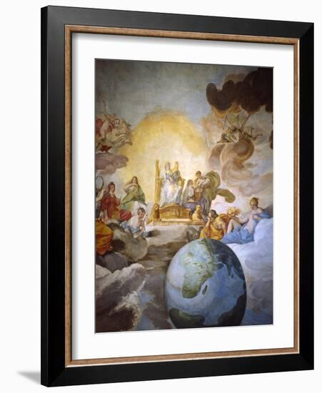 Allegory of Divine Wisdom, 1629-33-Andrea Sacchi-Framed Giclee Print