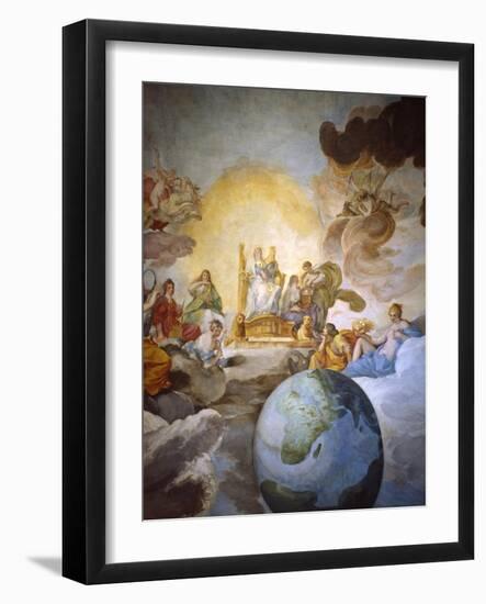 Allegory of Divine Wisdom, 1629-33-Andrea Sacchi-Framed Giclee Print