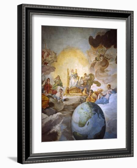 Allegory of Divine Wisdom, 1629-33-Andrea Sacchi-Framed Giclee Print