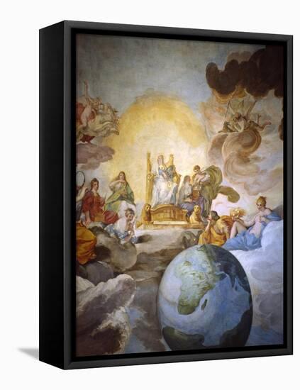 Allegory of Divine Wisdom, 1629-33-Andrea Sacchi-Framed Premier Image Canvas