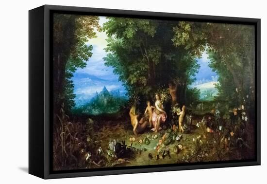 Allegory of Earth, Ca. 1611, (Painting)-Jan the Elder Brueghel-Framed Premier Image Canvas