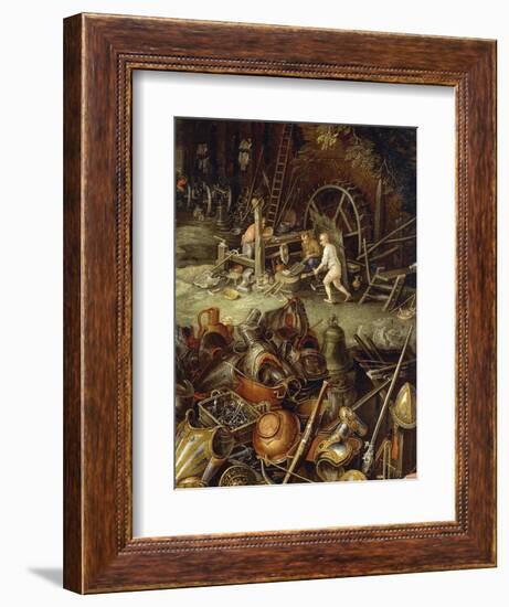 Allegory of Fire, 1616-Jan Brueghel the Elder-Framed Giclee Print