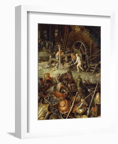 Allegory of Fire, 1616-Jan Brueghel the Elder-Framed Giclee Print