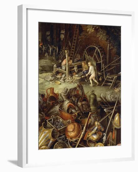 Allegory of Fire, 1616-Jan Brueghel the Elder-Framed Giclee Print