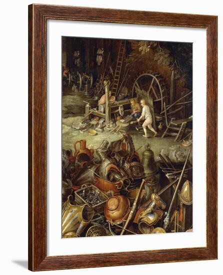 Allegory of Fire, 1616-Jan Brueghel the Elder-Framed Giclee Print