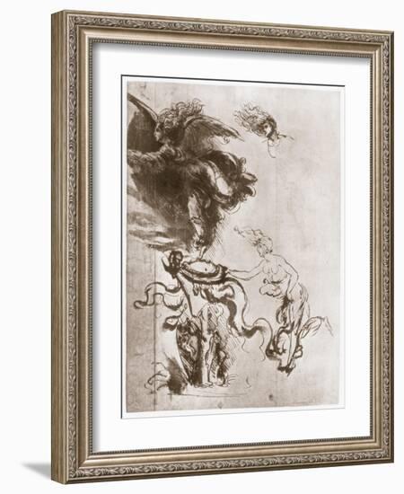 Allegory of Fortuna, C1483-Leonardo da Vinci-Framed Giclee Print