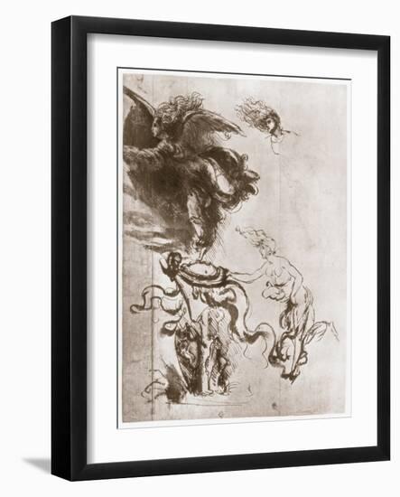 Allegory of Fortuna, C1483-Leonardo da Vinci-Framed Giclee Print