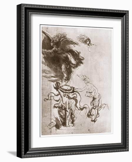 Allegory of Fortuna, C1483-Leonardo da Vinci-Framed Giclee Print