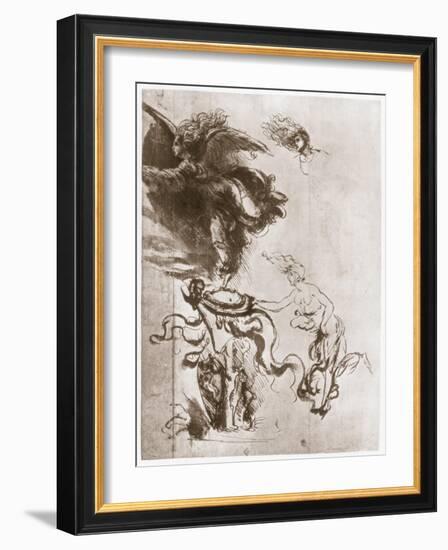 Allegory of Fortuna, C1483-Leonardo da Vinci-Framed Giclee Print