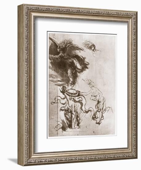 Allegory of Fortuna, C1483-Leonardo da Vinci-Framed Giclee Print