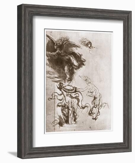 Allegory of Fortuna, C1483-Leonardo da Vinci-Framed Giclee Print